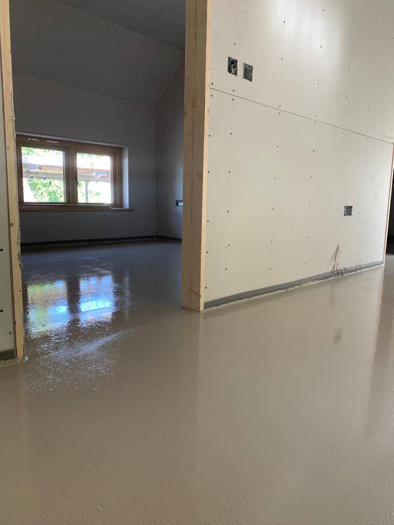 Flowscreed - screed flooring levelled