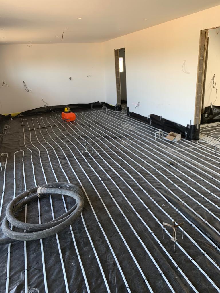 Flow Screed Southwest - working on site